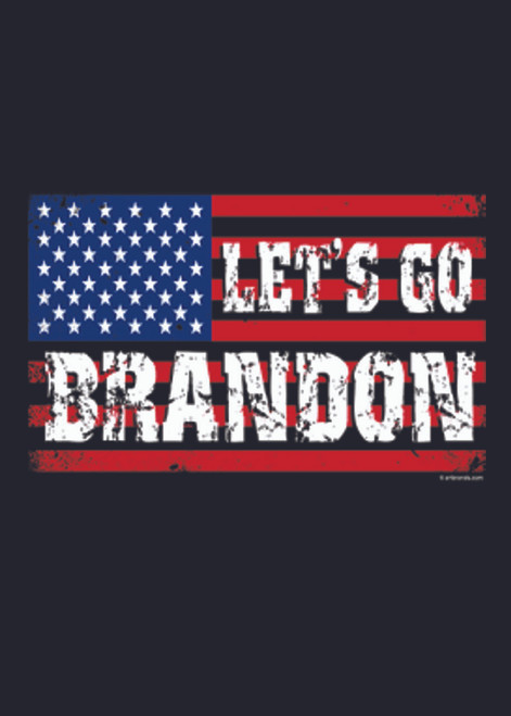 Adult DryBlend® T-Shirt - LET'S GO BRANDON FJB  -POLITICAL PRO TRUMP