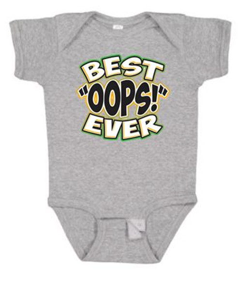 Rib Bodysuit Ones Romper - BEST OOPS EVER - Pop funny USA Infant Toddler