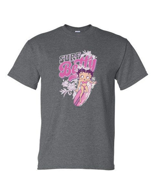 T-Shirt XL 2X 3X - T-Shirt - Betty Boop SURF CLUB - Pop USA Icon Adult