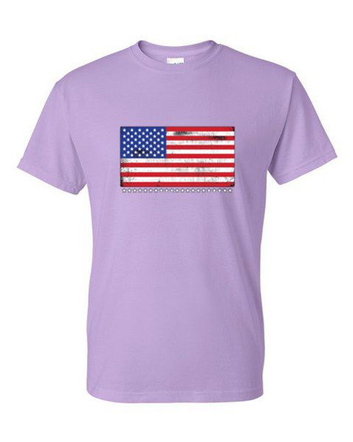 T-Shirt - AMERICAN FLAG - PRIDE USA  2ND AMENDMENT Adult