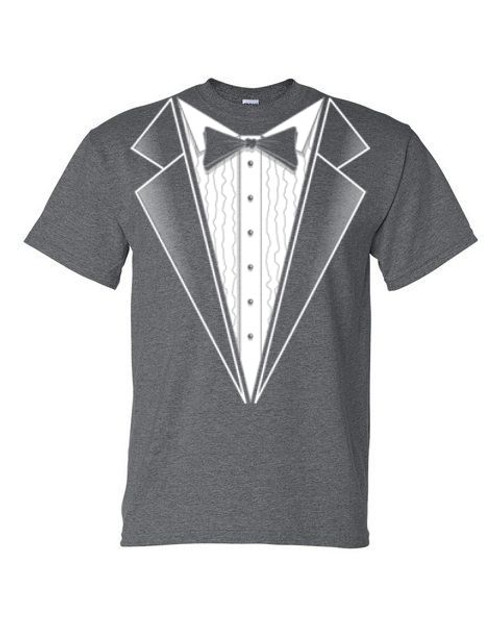 T-Shirt XL 2XL 3XL  - FORMAL TUX BLACK TIE HUMOR WEDDING / NOVELTY / FUNNY Adult