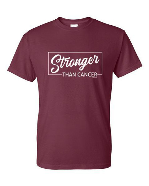 T-Shirt -  STRONGER THAN CANCER - PINK CANCER awareness Adult