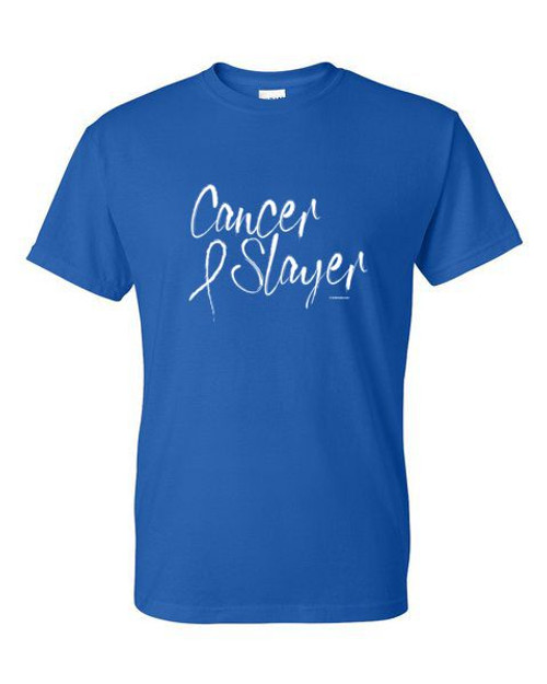 T-Shirt XL 2XL 3XL - CANCER SLAYER - PINK awareness Adult