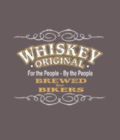 Adult DryBlend® T-Shirt - (WHISKEY ORIGINAL - BIKER / CHOPPER /PIN-UPS / HOTTIES)