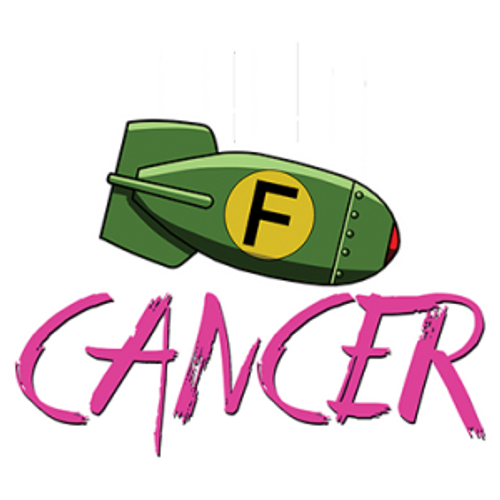 Adult DryBlend® T-Shirt - (F BOMB - ALL CANCER AWARENESS)