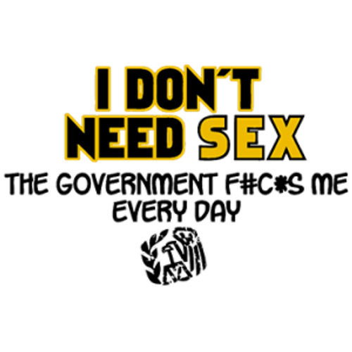 TRANSFER - I DON'T NEED SEX GOVERNMENT SCREWS ME EVERYDAY