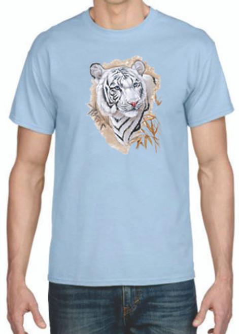 Adult DryBlend® T-Shirt - (WHITE TIGER)