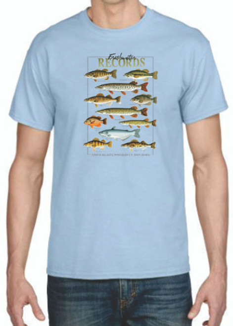 Adult DryBlend® T-Shirt - (FRESHWATER RECORDS - FISHING)