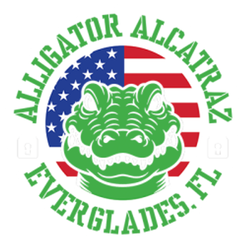 S to 2XL 3XL -ALLIGATOR ALCATRAZ everglades circle fun humor adult