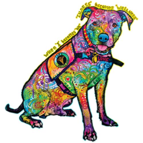 S to 2XL 3XL - when I becomes WE - furry service pitbull puppy  -  dog pet neon adult