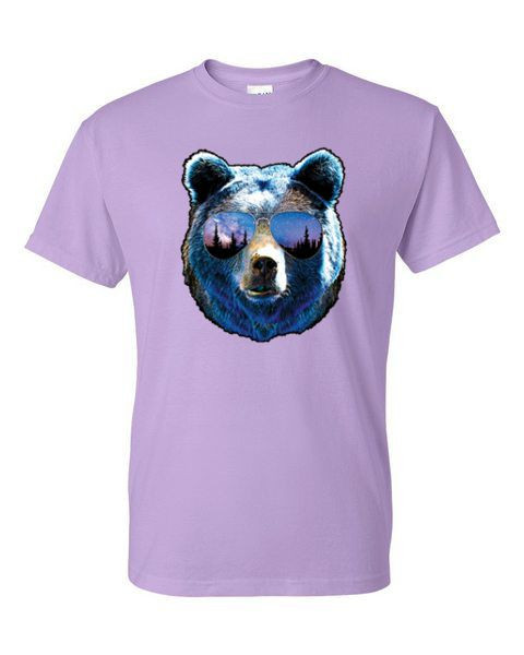 TRANSFER - AMERICAN BEAR WITH SUN GLASSES