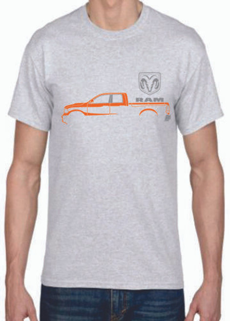 TRANSFER  - RAM TRUCK SILHOUETTE- DODGE / TRUCK