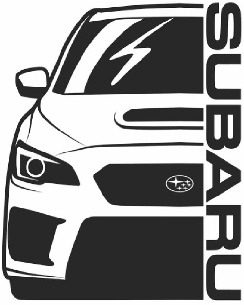 S to 2XL 3XL - SUBIE PROFILE performance - hot rod classic car   adult