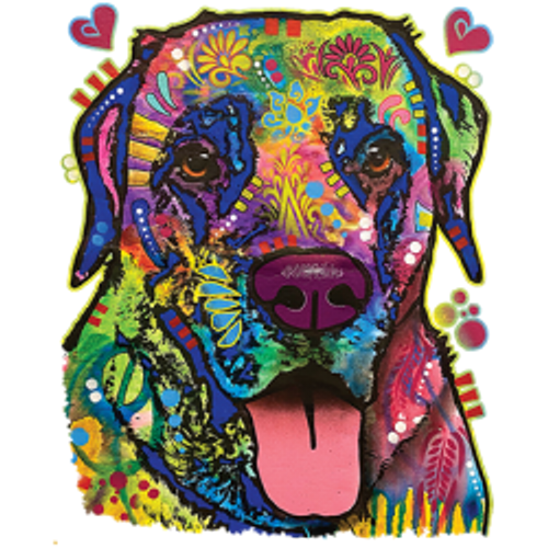 TRANSFER  - neon PUFF  - you GOT WHAT I need  - lab retreiver puppy pet dog  fun classic  adult