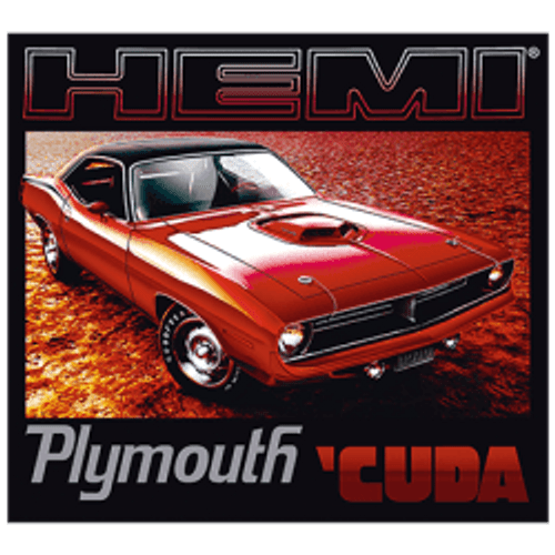 TRANSFER - DODGE HEMI CUDA PLYMOUTH ORANGE