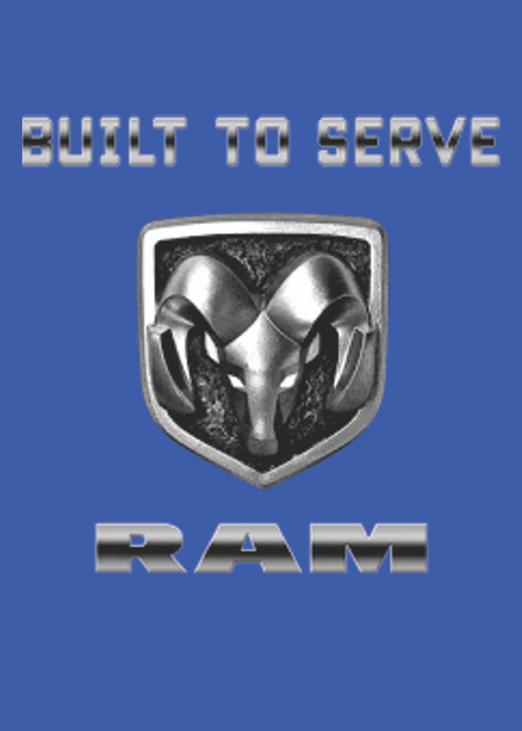 TRANSFER - BUILT TO SERVE RAM TRUCK - NOVELTY / FUN /  HUMOR Adult