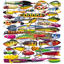 TRANSFER - ACTION FISH LURES  - FISHING FISH NOVELTY FUN Adult DryBlend®
