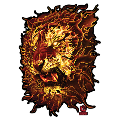 S to 2XL 3XL -  FIRE TIGER animal Africa WILD CAT  head fun classic  adult