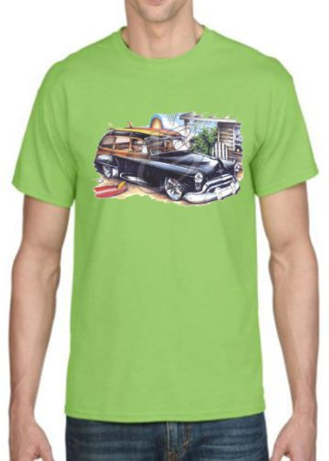 Adult DryBlend® T-Shirt - (SURF'S UP WITH CREST -  HOT ROD)