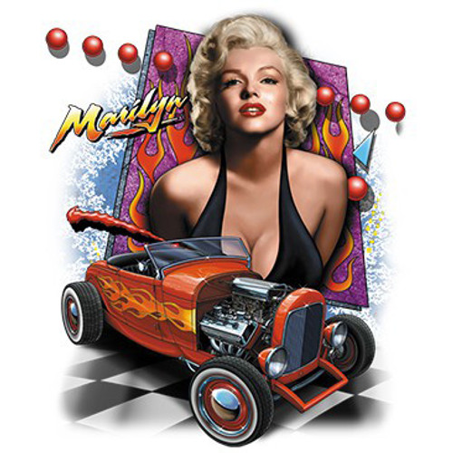 Adult DryBlend® T-Shirt - (MARYLIN MARILYN HOT ROD)