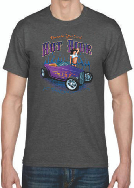 Adult DryBlend® T-Shirt - (HOT RIDE -  HOT ROD)