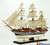 AMERIGO VESPUCCI  LARGE 48" tall sailing ship fully built museum quality model ship w/sails & stand