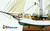 DANMARK TALL SHIP tall training sailing ship large 34" fully built museum quality model ship w/sails & stand