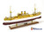 USS MAINE Battleship fully built museum quality war ship model dreadnaught w/stand