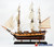 HMS DISCOVERY 1789 tall sailing ship large 35" fully built museum quality model ship w/sails & stand