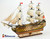 HMS VICTORY tall sailing ship large 44" fully built museum quality model ship w/sails & stand