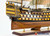 HMS VICTORY tall sailing ship large 44" fully built museum quality model ship w/sails & stand