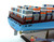 MAERSK EMMA Container cargo ship, large 48” fully built museum quality ship model w/stand