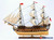 HMS BELLONA tall sailing ship large 42" fully built  museum quality model w/sails & stand