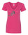 WOMEN'S Ideal VEE Neck Shirts - (MERRY KRISMOUSE - CHRISTMAS MOUSE)