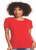 Women's Ideal Crew Neck Shirt - (BLANK  RED)