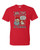 Adult DryBlend® T-Shirt - SANTA IS COMING THATS WHAT SHE SAID - WINTER / CHRISTMAS