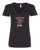 WOMEN'S Ideal VEE Neck Shirts - CANDY CANE CUTIE - CHRISTMAS