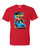 Adult DryBlend® T-Shirt - DODGE  PLYMOUTH CHALLENGER TRIO HOT ROD  YELLOW ORANGE BLUE