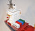 BBC BREAK BULK CONTAINER CARGO SHIP LARGE 40" 1/87 SCALE FULLY BUILT SHIP MUSEUM MODEL W/STAND