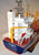 BBC BREAK BULK CONTAINER CARGO SHIP LARGE 40" 1/87 SCALE FULLY BUILT SHIP MUSEUM MODEL W/STAND