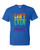 T-Shirt - I CAN'T EVEN THINK STRAIGHT LGBT RAINBOW - HUMOR / NOVELTY Adult DryBlend®