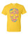 T-Shirt - BRIGHT FLORAL SKULL MUERTA RHINESTONES  - GOPTHIC /  NOVELTY Adult DryBlend®