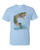 T-Shirt - ACTION RAINBOW TROUT - FISHING FISH NOVELTY FUN Adult DryBlend®