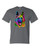 T-Shirt - COLORFUL TECHNICOLOR HAPPY SHEPHERD  ANDY MAX - NEON Adult DryBlend®