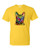 T-Shirt - COLORFUL TECHNICOLOR  HELLO CAT ANDY MAX - NEON Adult DryBlend®