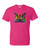 T-Shirt - COLORFUL TECHNICOLOR OWL ANDY MAX - NEON Adult DryBlend®