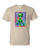 T-Shirt - SPACE ALIEN NEON - SMILEY /  NOVELTY / FUN Adult DryBlend®