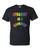 T-Shirt - STRAIGHT AS A RAINBOW LGBT - PRIDE / HUMOR / NOVELTY Adult DryBlend®