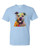 T-Shirt - BEWARE OF PIT BULLS colorful dog - NEON Adult DryBlend®