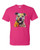 T-Shirt - BEWARE OF PIT BULLS colorful dog - NEON Adult DryBlend®